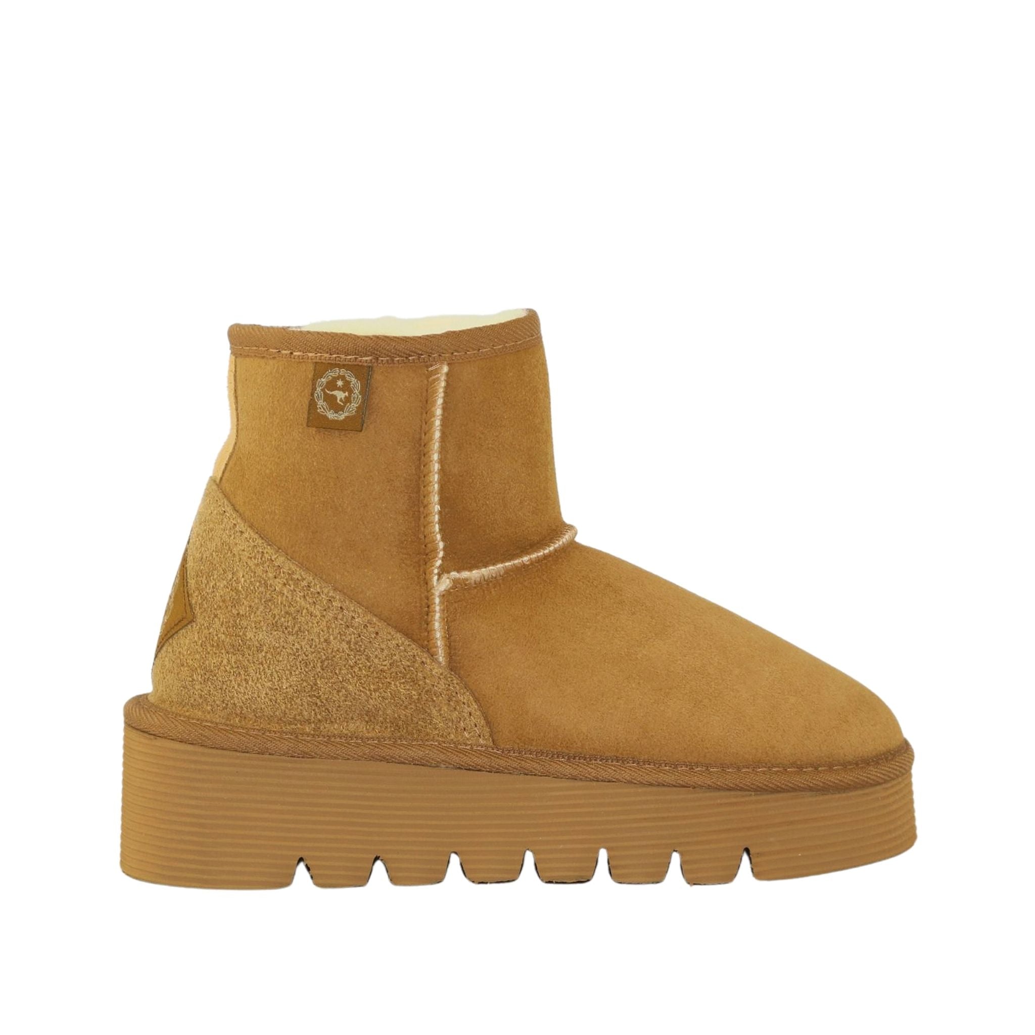 PLATFORM MINI CHESTNUT WOMENS UGG AUSTRALIAN MADE