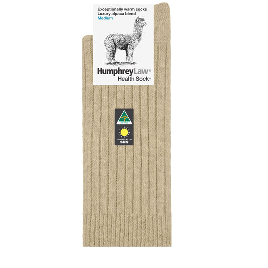 Sock Winter | Alpaca & Wool Humphrey Law | Antelope