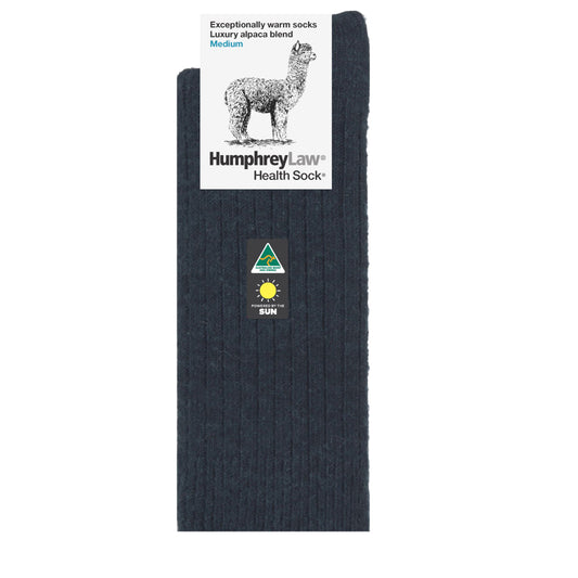 Sock Winter | Alpaca & Wool Humphrey Law | Charcoal