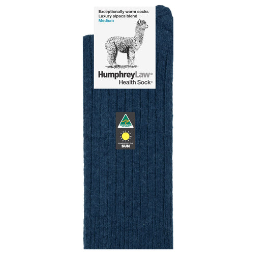 Sock Winter | Alpaca & Wool Humphrey Law | Denim