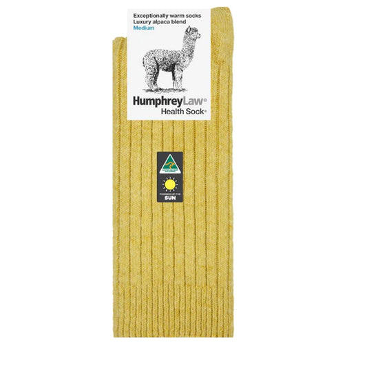 Sock Winter | Alpaca & Wool Humphrey Law | Empire Yellow
