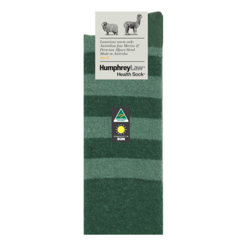 Sock Stripe | Alpaca & Fine Merino Humphrey Law | Green