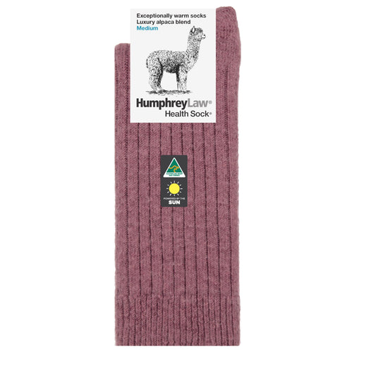 Sock Winter | Alpaca & Wool Humphrey Law | Old Rose