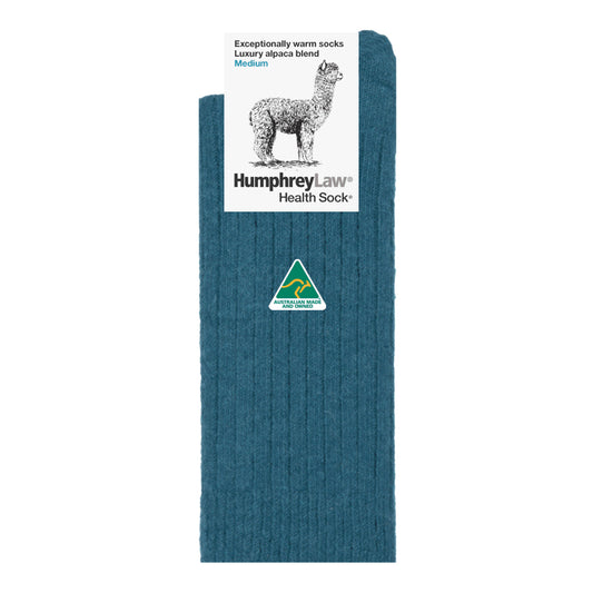 Sock Winter | Alpaca & Wool Humphrey Law | Teal