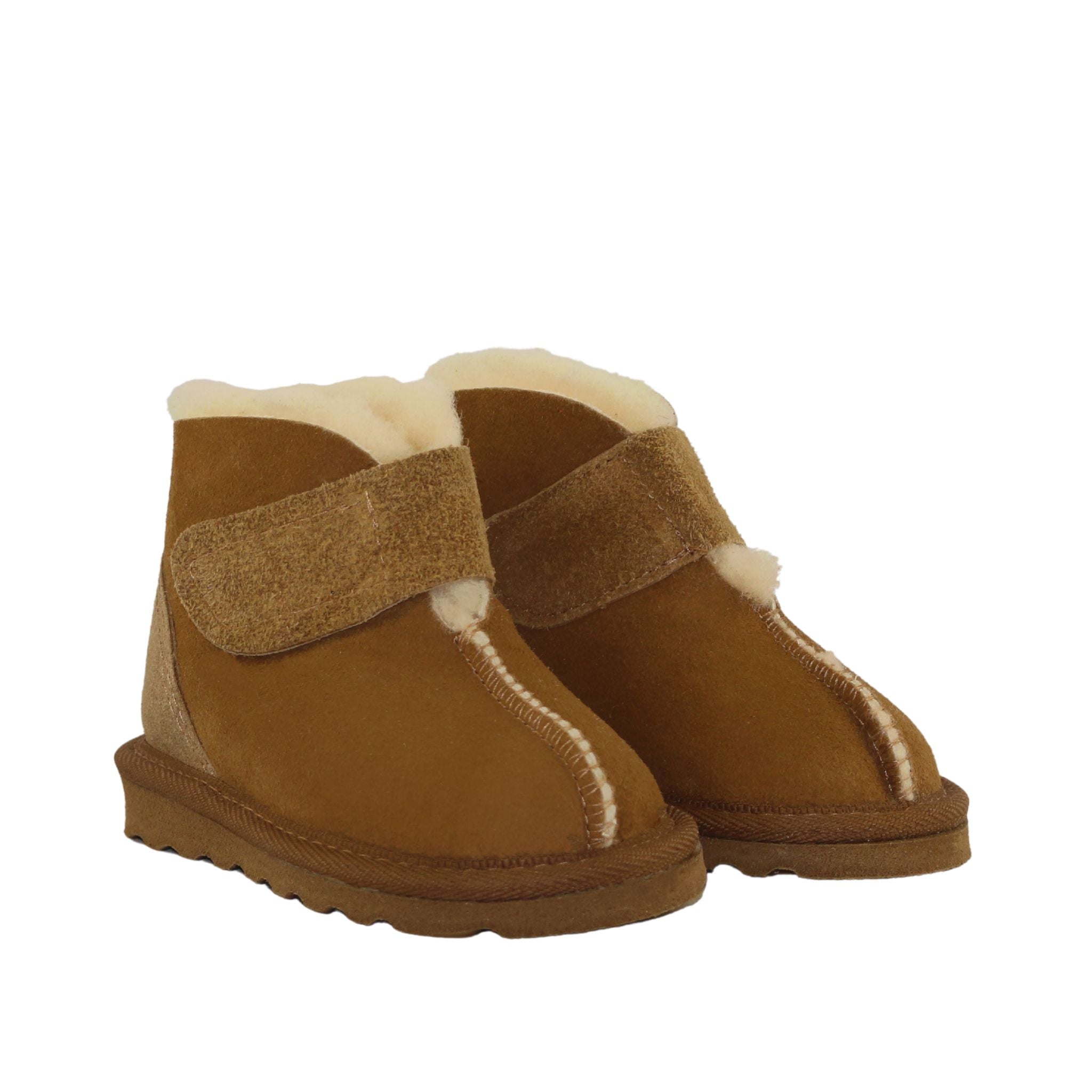 UGG Australia Premium Childrens Coaster Chestnut Pairs Front Australian Made Sheepskin UGG Boot