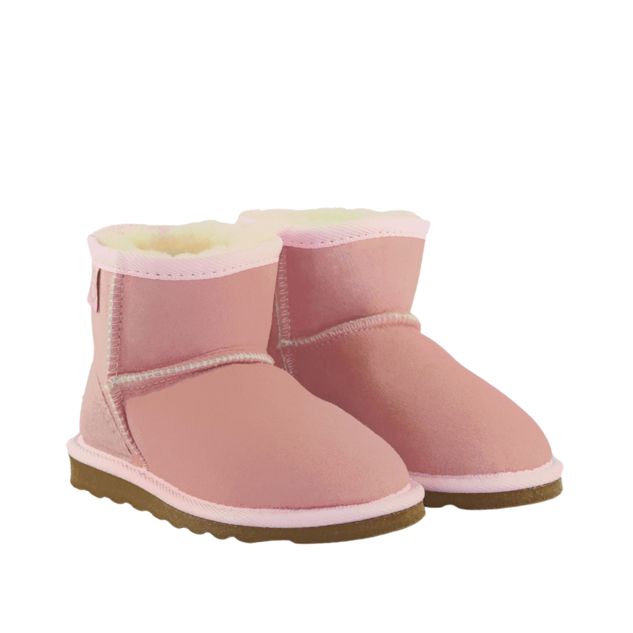 UGG Australia Premium Childrens Mini Pink Pairs Front Australian Made Sheepskin UGG Boot