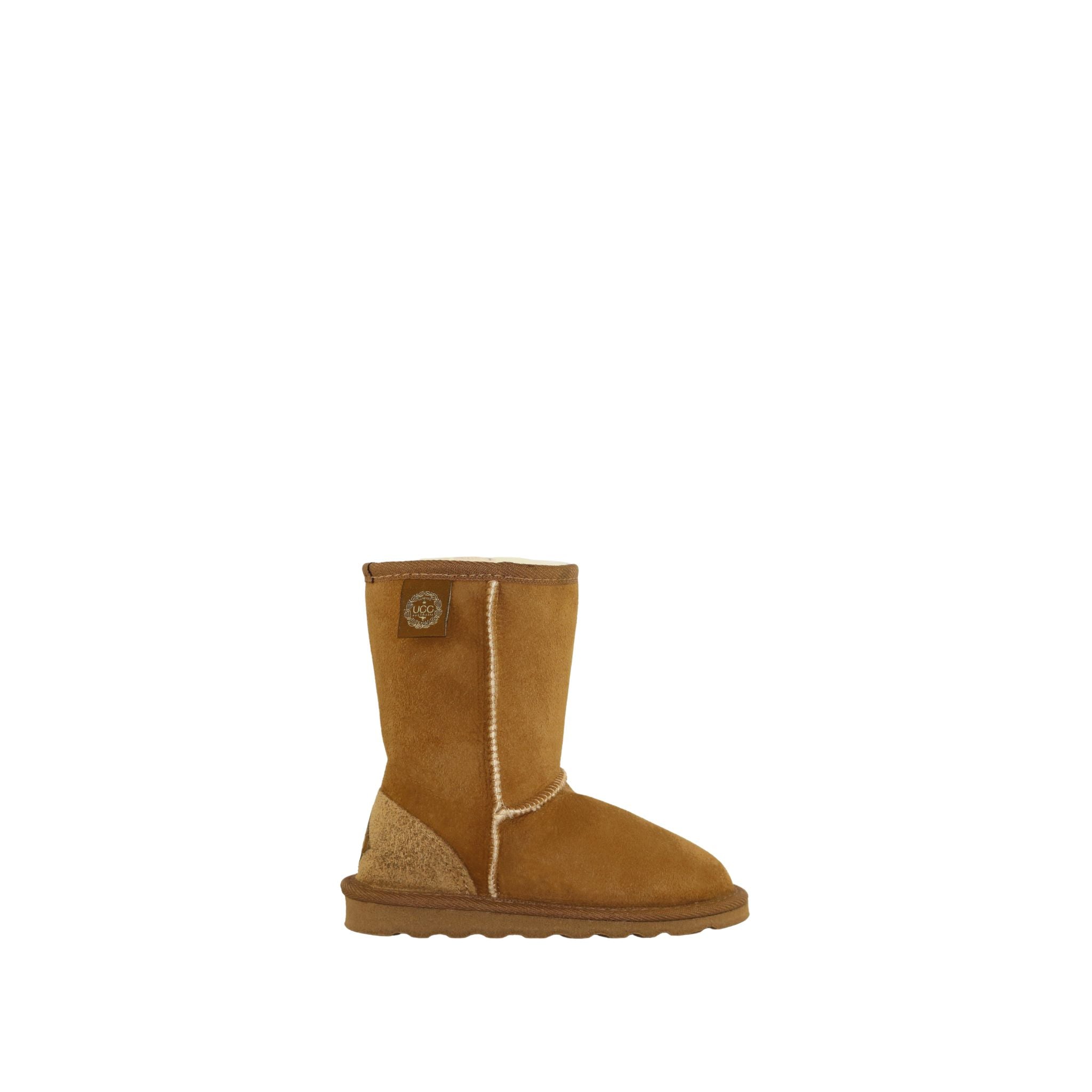 UGG Australia Premium Childrens Long Chestnut Side Australian Made Sheepskin UGG Boot