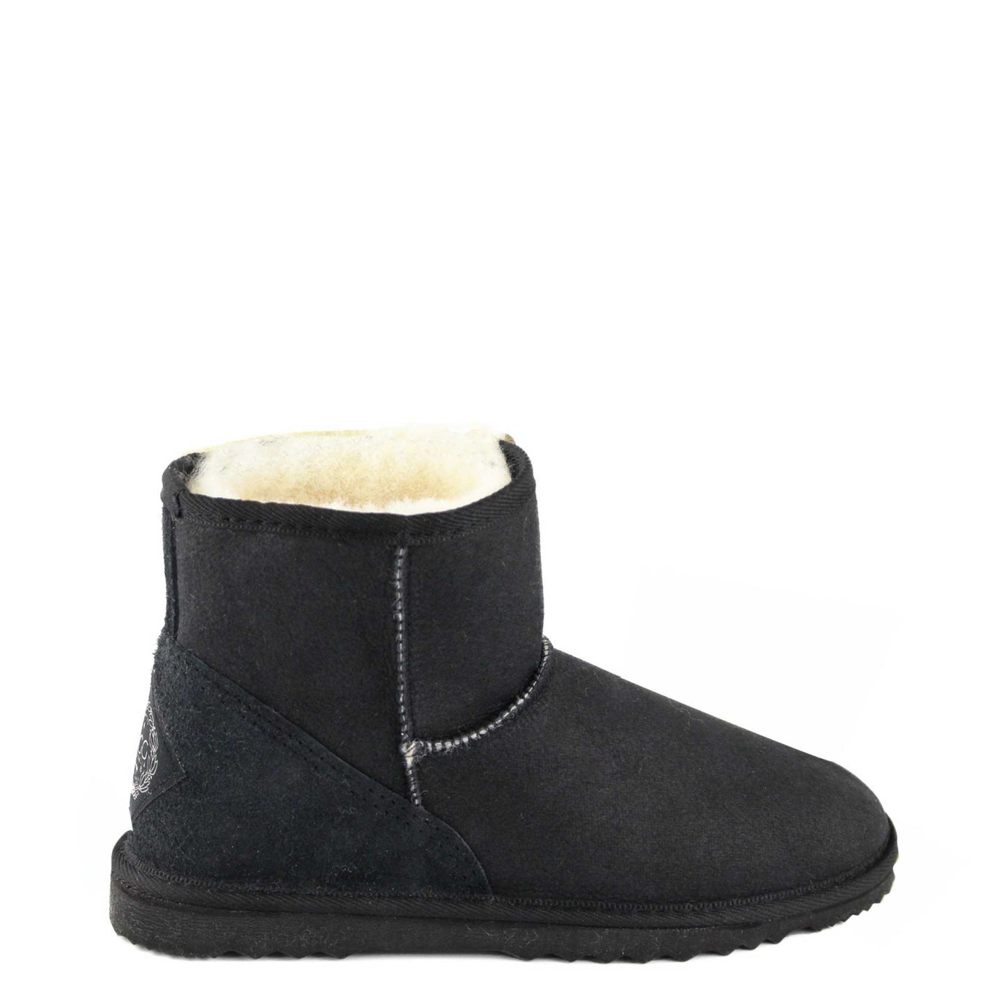 UGG Australia Classic Mini Black Side Twinface Sheepskin Australian Made UGG Boot