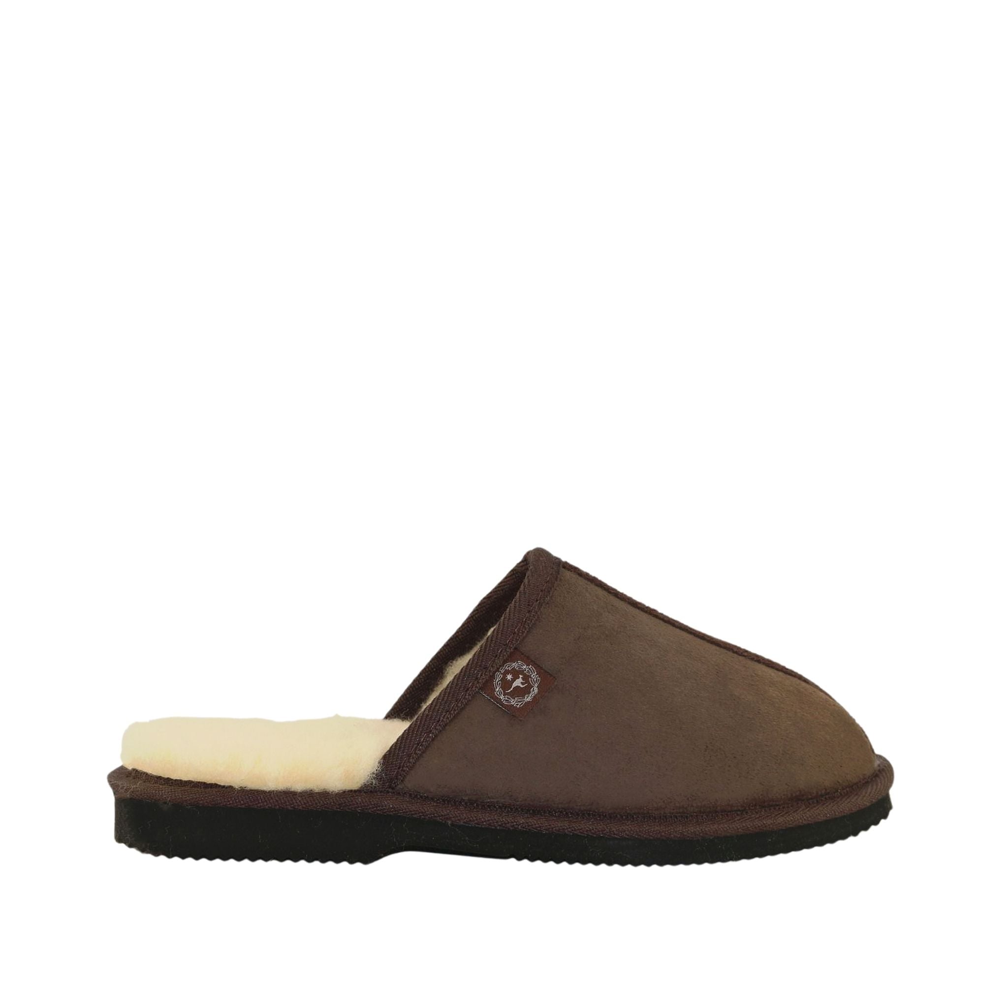 UGG Australia Classic Scuff Ian Chocolate Side Mens Australian Made Sheepskin UGG Slipper