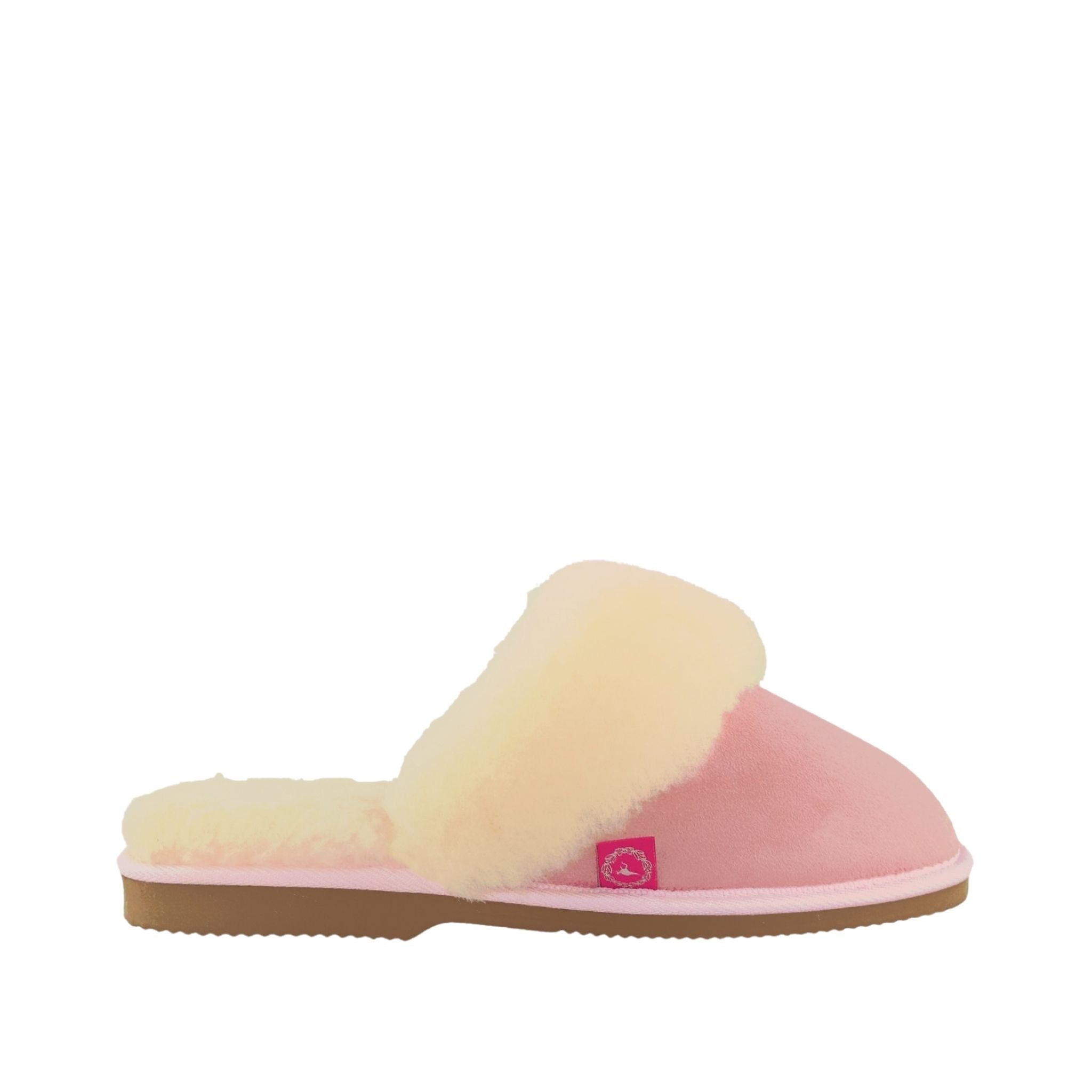 UGG Australia Classic Scuff Ladies Pink Side Womens Australian Made Sheepskin UGG Slipper