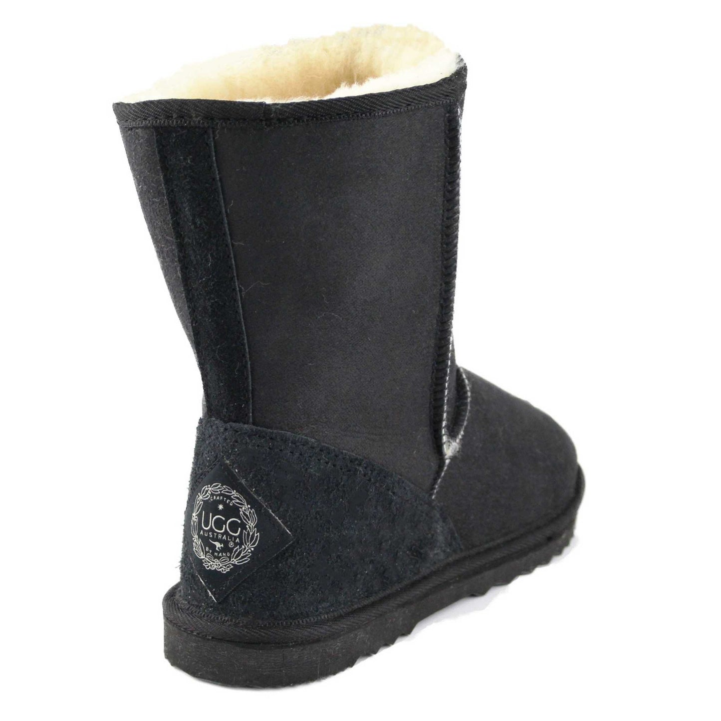 UGG Australia Classic Short Black Back Twinface Sheepskin Australian Made UGG Boot