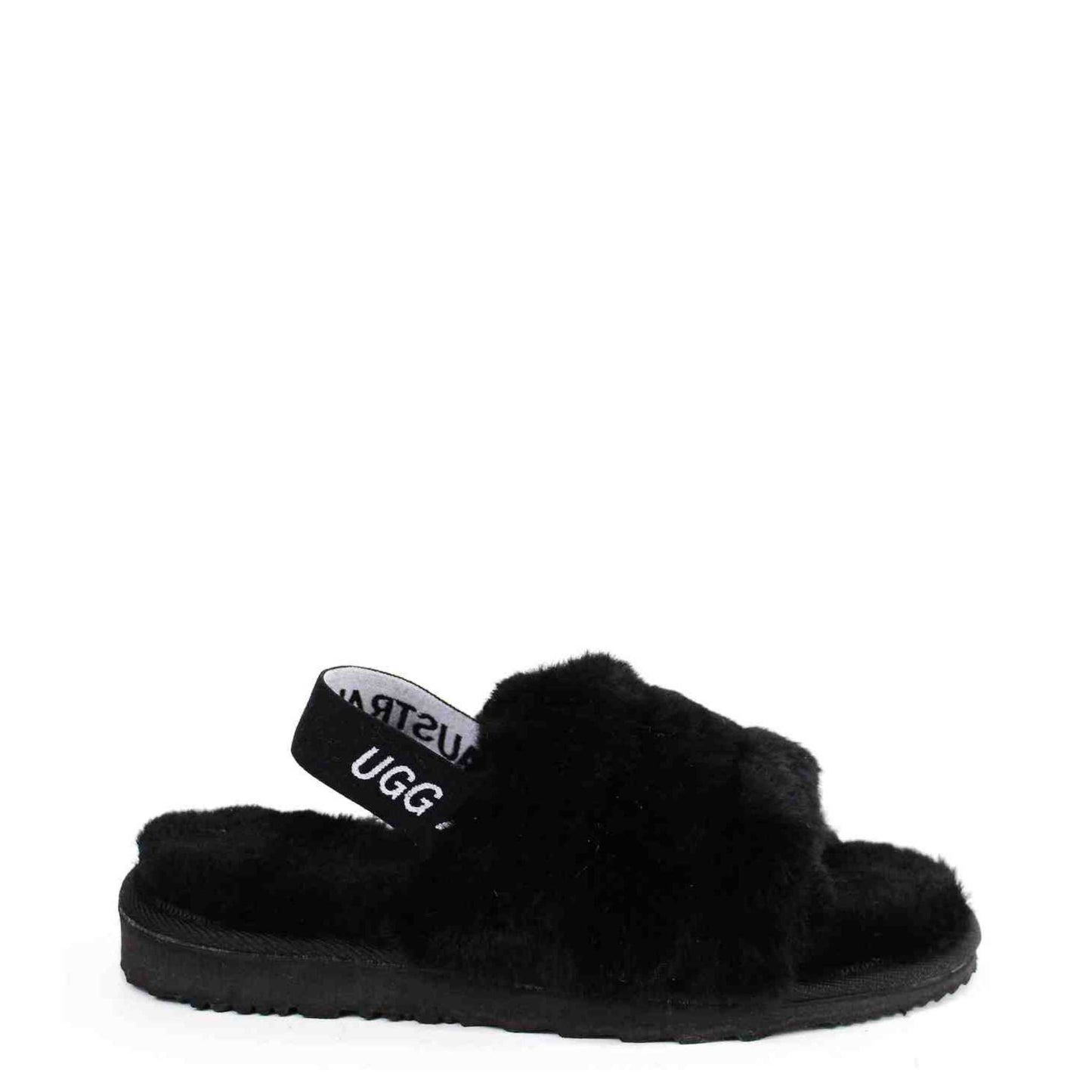 UGG Australia Classic Slide Bella Black Side Twinface Sheepskin Australian Made UGG Boot