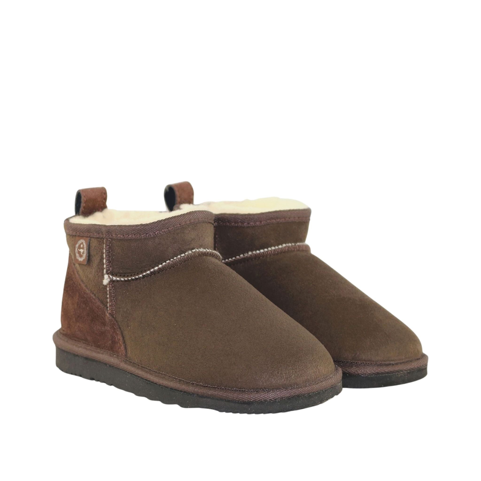 UGG Australia Classic Ultra Chocolate Pairs Front Womens Australian Made Sheepskin UGG Boot