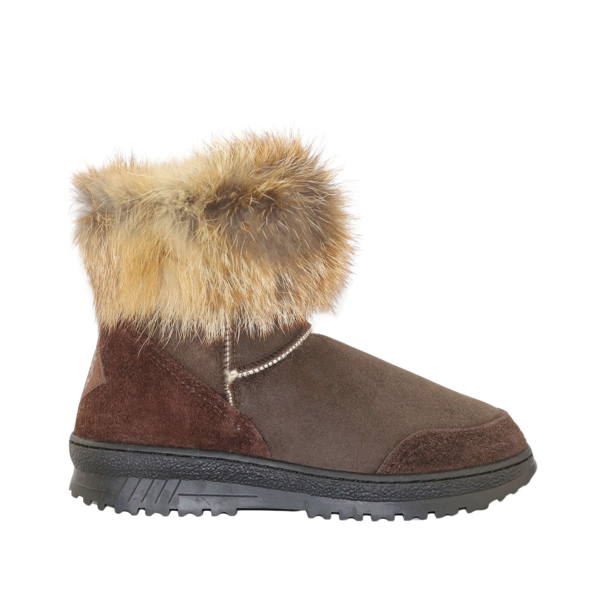 UGG Australia Luxury Bondi Fox Mini Chocolate Side Womens Australian Made Sheepskin UGG Boot