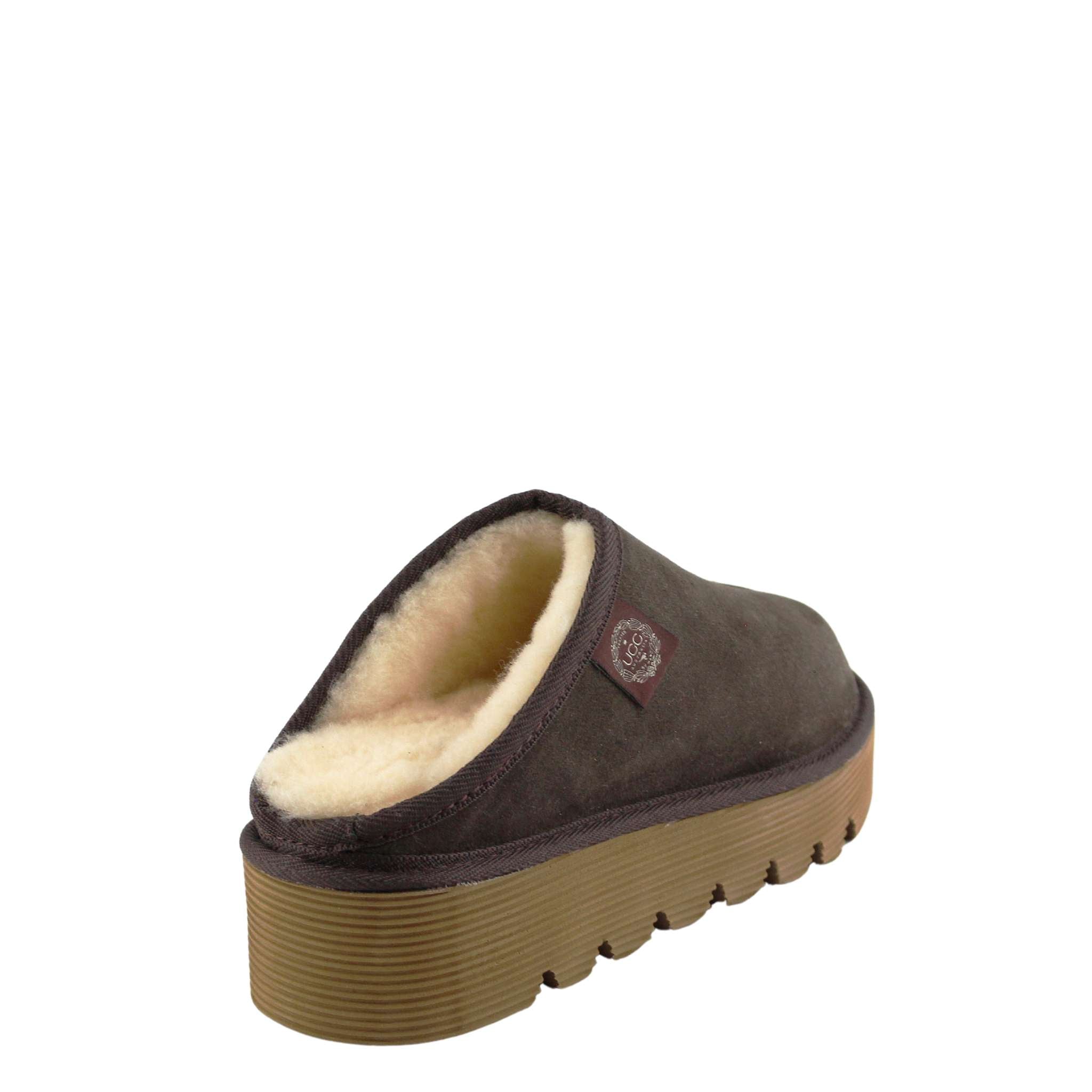 UGG Australia Platform Bobi Chocolate Back Twinface Sheepskin Australian Made UGG Boot