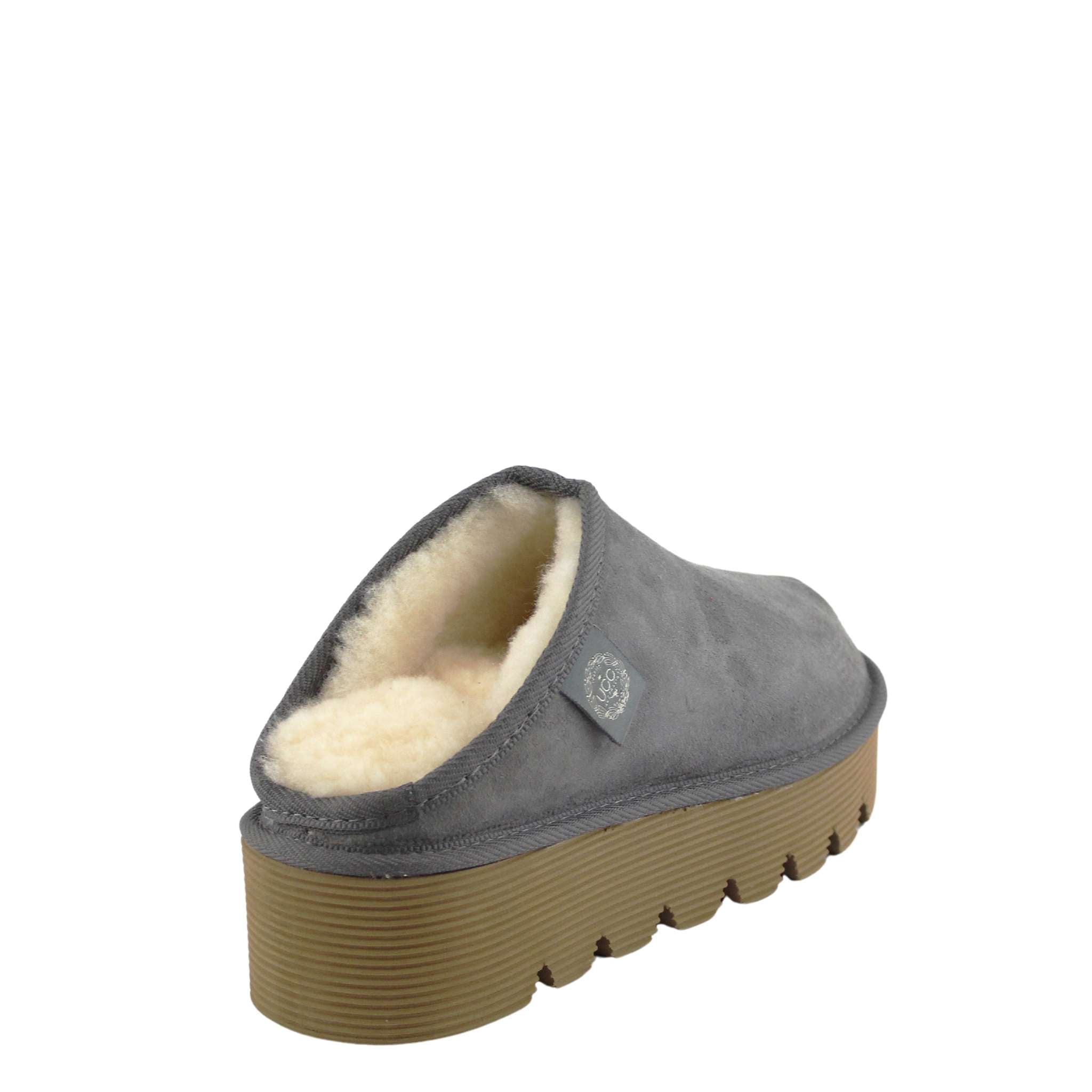 UGG Australia Platform Bobi Grey Back Twinface Sheepskin Australian Made UGG Boot