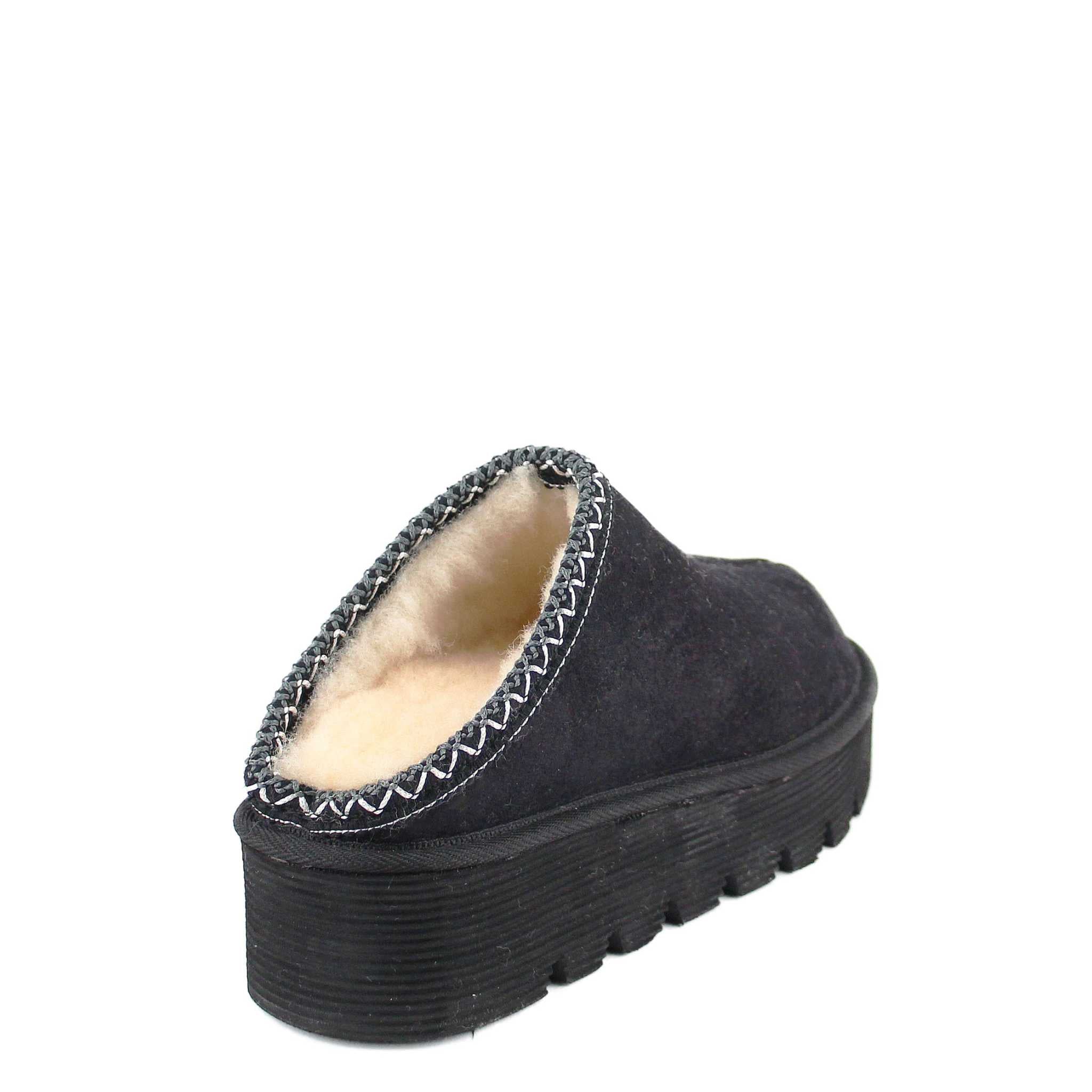 UGG Australia Platform Bobi Tazz Black Black Back Twinface Sheepskin Australian Made UGG Boot