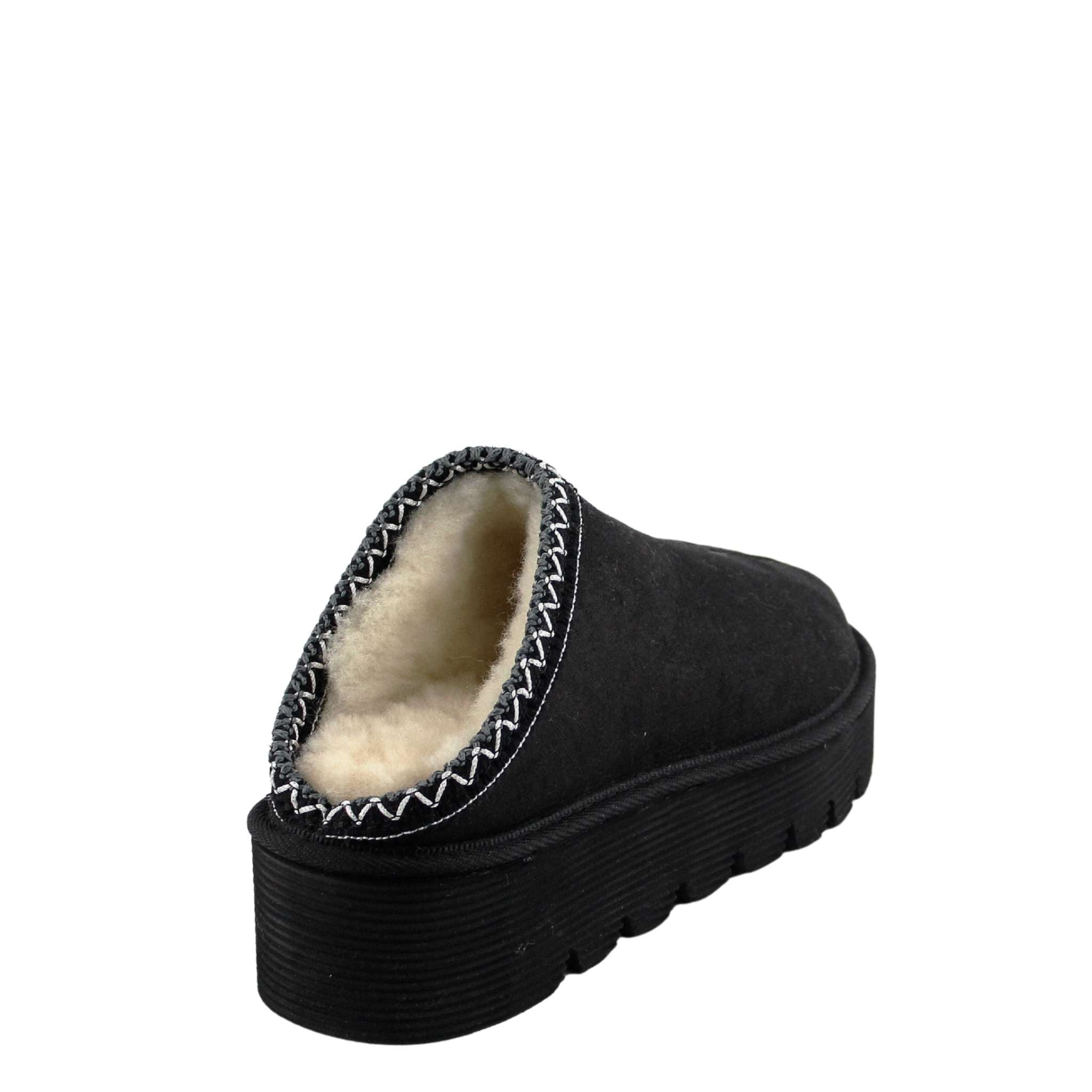 UGG Australia Platform Bobi Tazz Black Black Back Twinface Sheepskin Australian Made UGG Boot