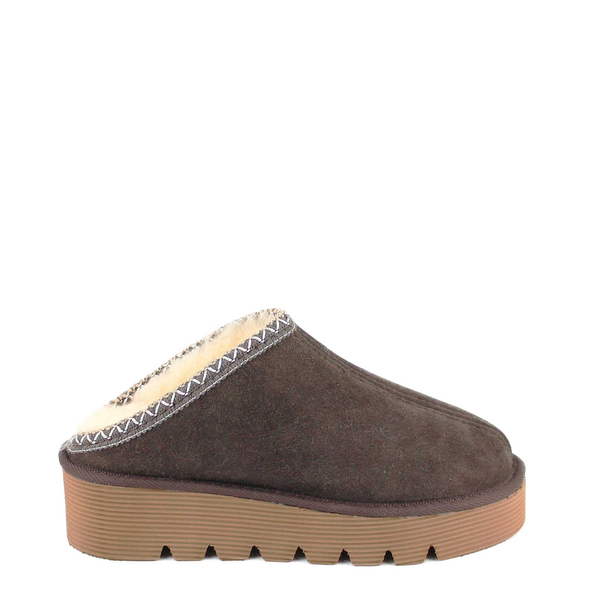UGG Australia Platform Bobi Tazz Chocolate Chocolate Side Twinface Sheepskin Australian Made UGG Boot