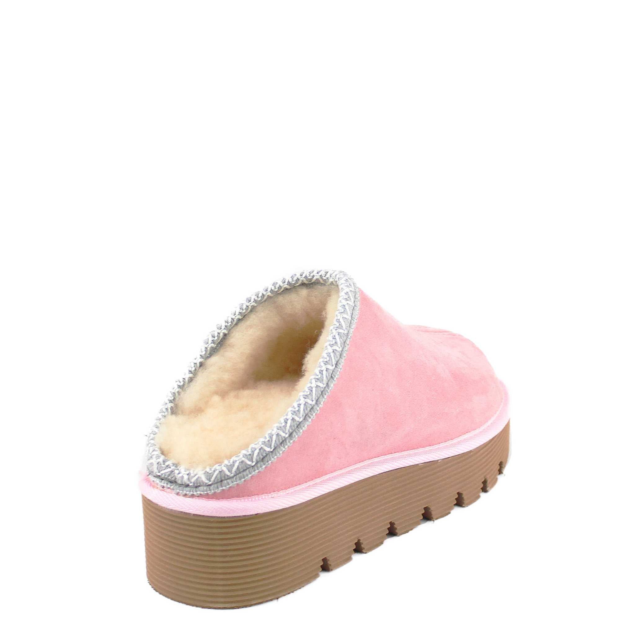 UGG Australia Platform Bobi Tazz Pink Grey Back Twinface Sheepskin Australian Made UGG Boot