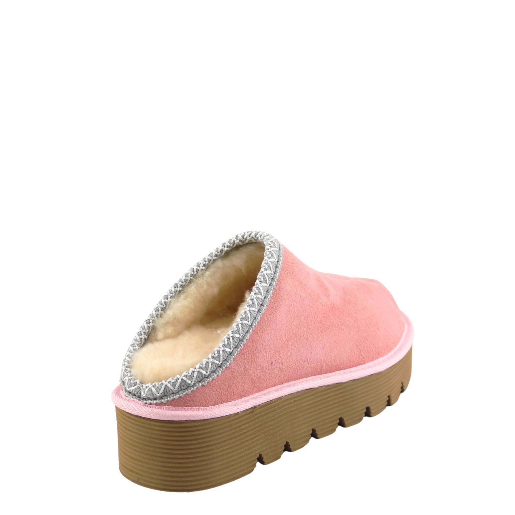 UGG Australia Platform Bobi Tazz Pink Grey Back Twinface Sheepskin Australian Made UGG Boot