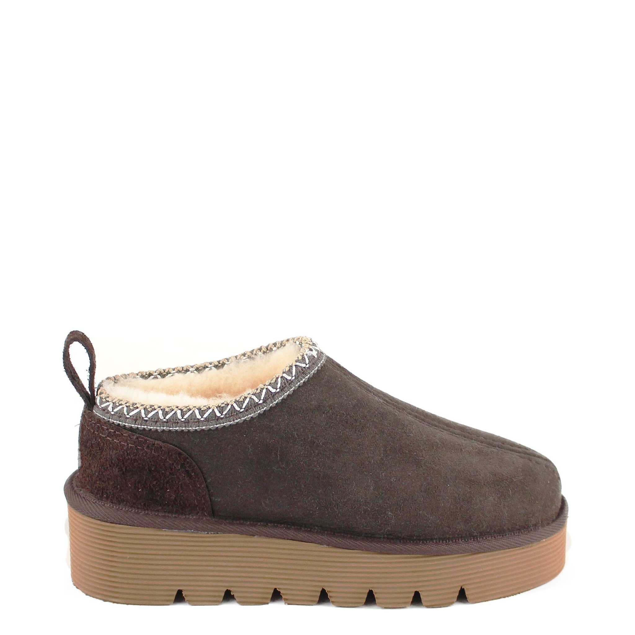 UGG Australia Platform Tasman Tazz Chocolate Chocolate Side Twinface Sheepskin Australian Made UGG Boot