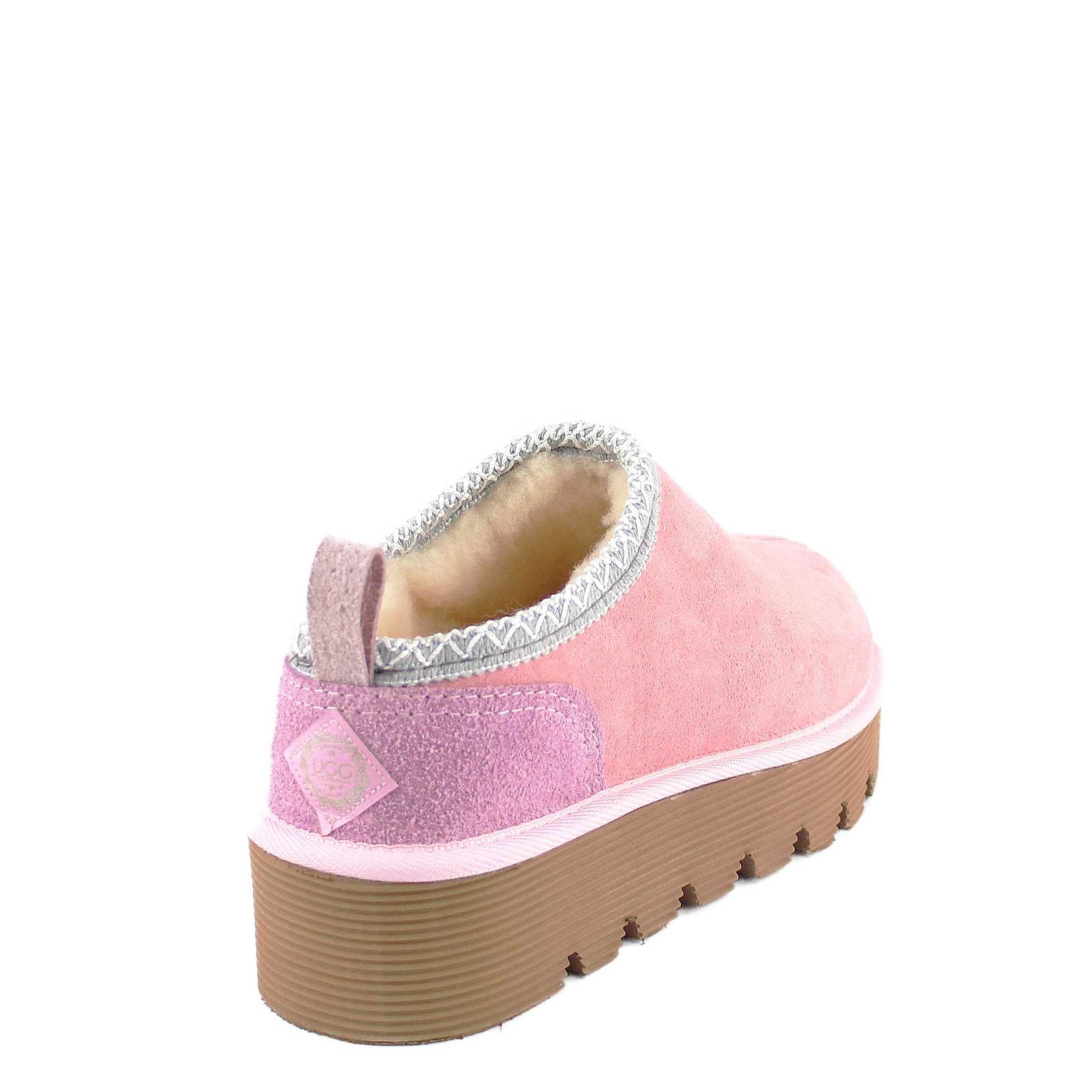 UGG Australia Platform Tasman Tazz Pink Grey Back Twinface Sheepskin Australian Made UGG Boot