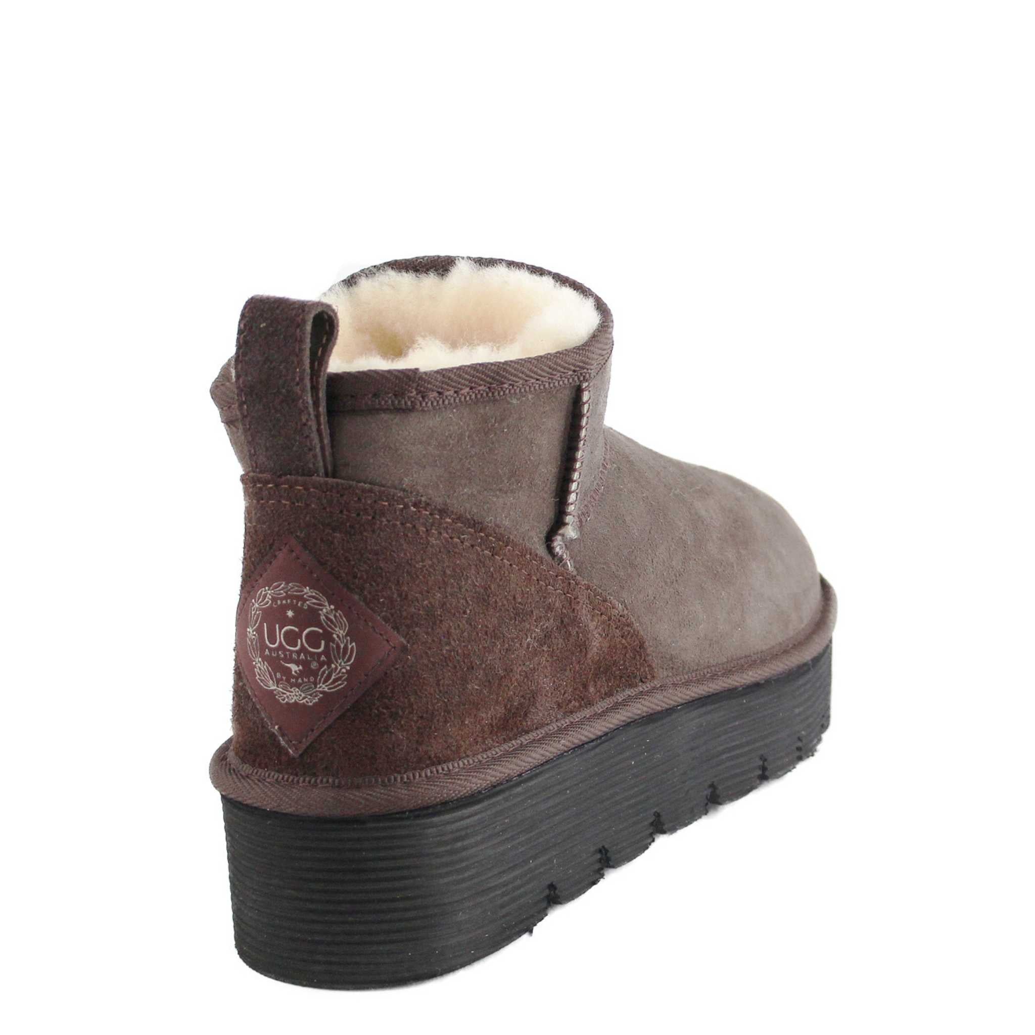 UGG Australia Platform Ultra Chocolate Back Twinface Sheepskin Australian Made UGG Boot