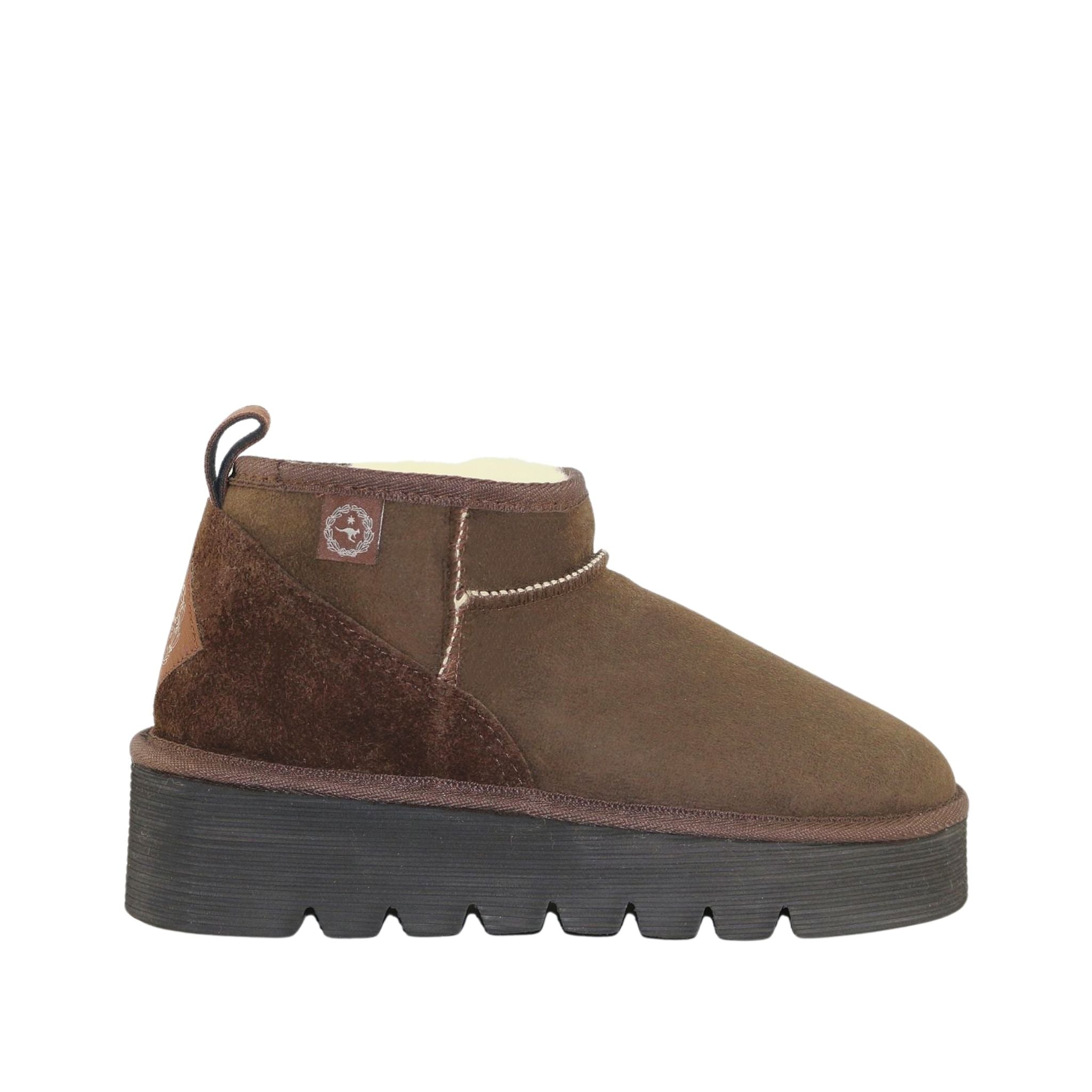 UGG Australia Platform Ultra Chocolate Side Womens Australian Made Sheepskin UGG Boot