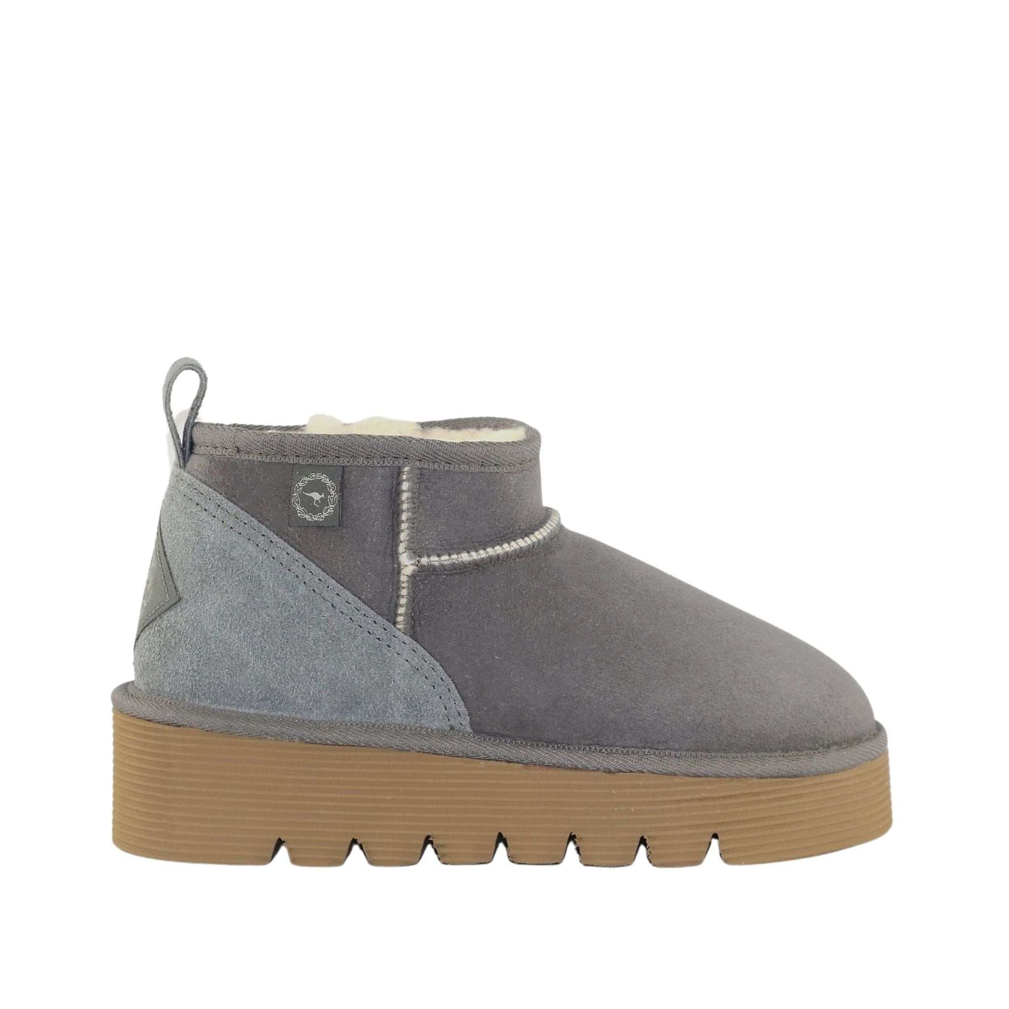 UGG Australia Platform Ultra Grey Side Womens Australian Made Sheepskin UGG Boot