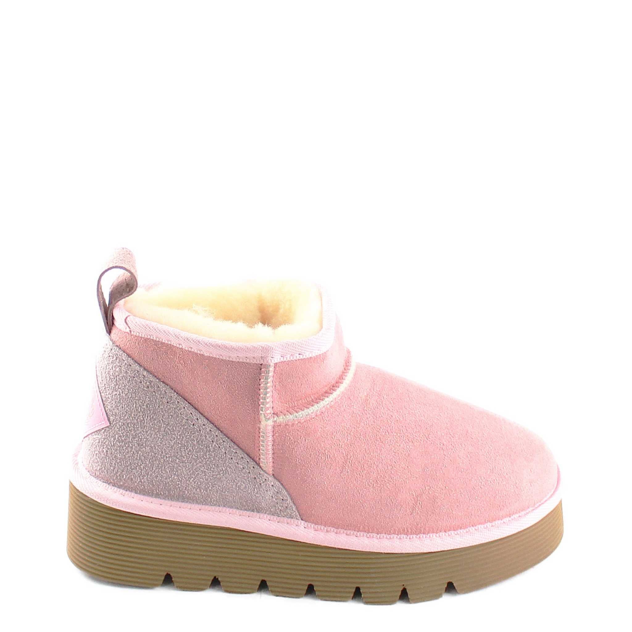 UGG Australia Platform Ultra Pink Side Twinface Sheepskin Australian Made UGG Boot