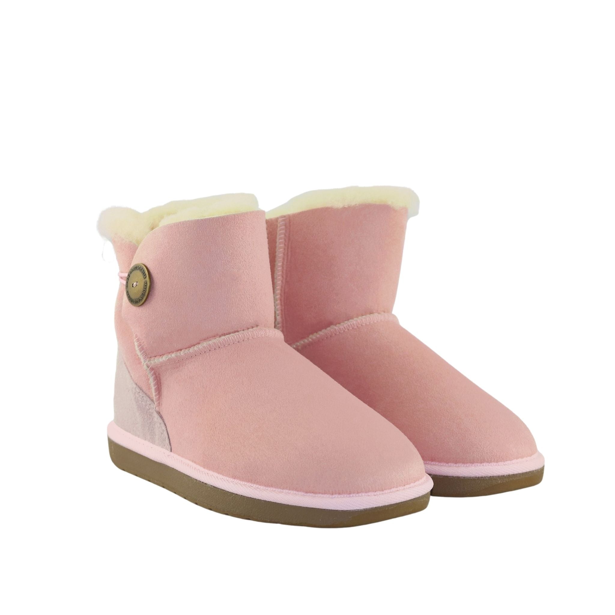 UGG Australia Premium Brighton Mini Pink Pairs Front Womens Australian Made Sheepskin UGG Boot