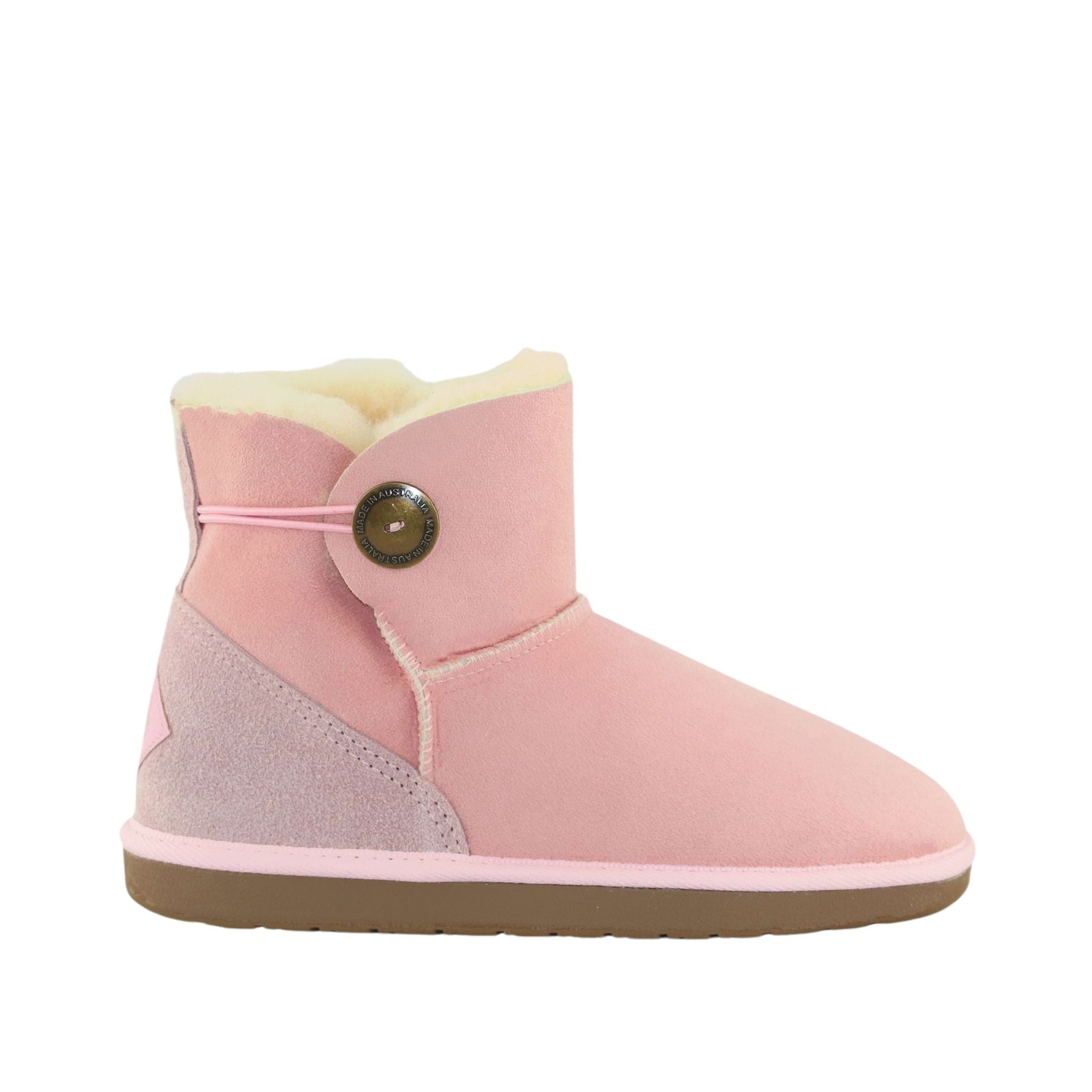 UGG Australia Premium Brighton Mini Pink Side Womens Australian Made Sheepskin UGG Boot