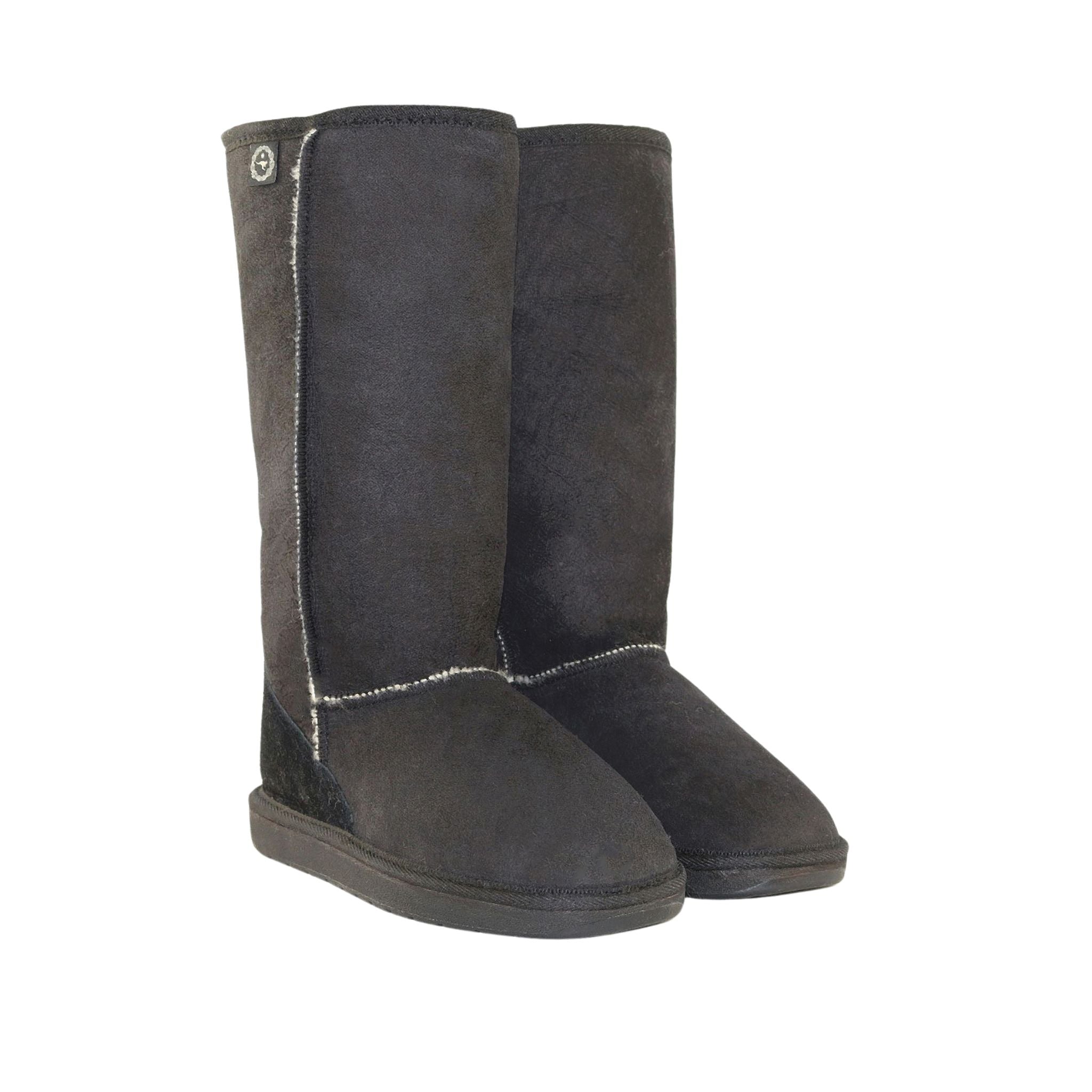UGG Australia Premium Long Black Pairs Front Womens Australian Made Sheepskin UGG Boot