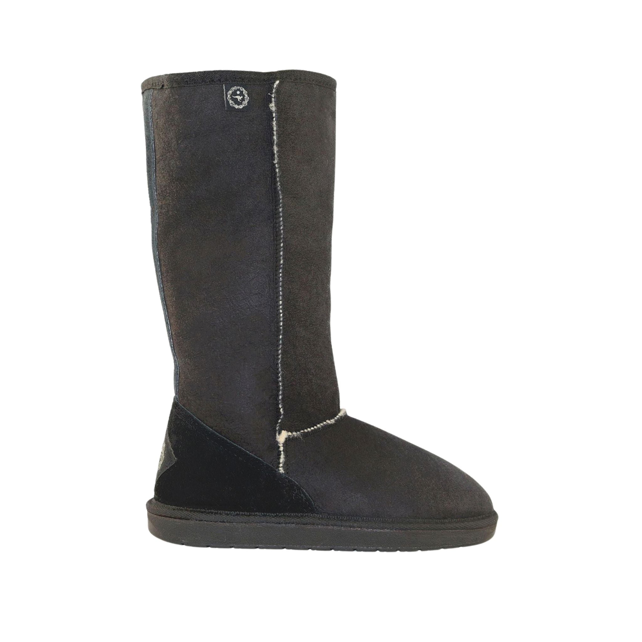 UGG Australia Premium Long Black Side Womens Australian Made Sheepskin UGG Boot