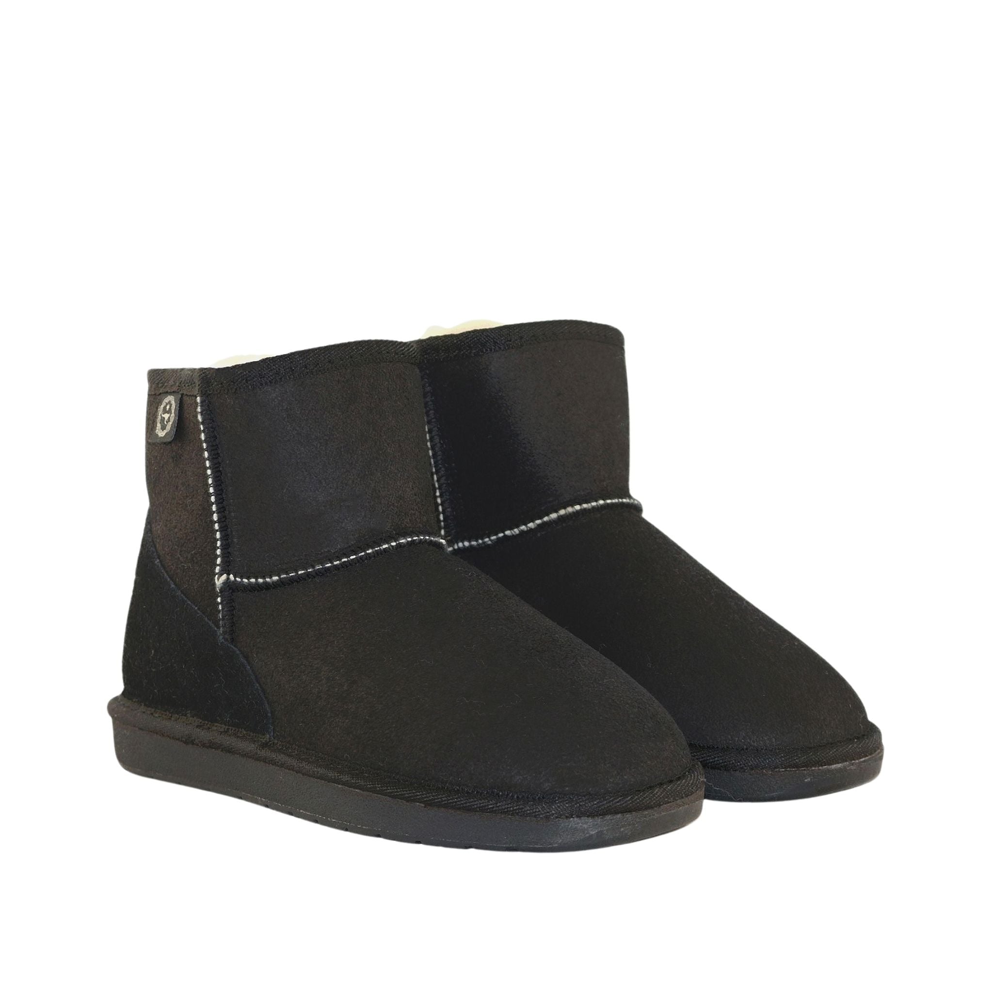 UGG Australia Premium Mini Black Pairs Front Womens Australian Made Sheepskin UGG Boot