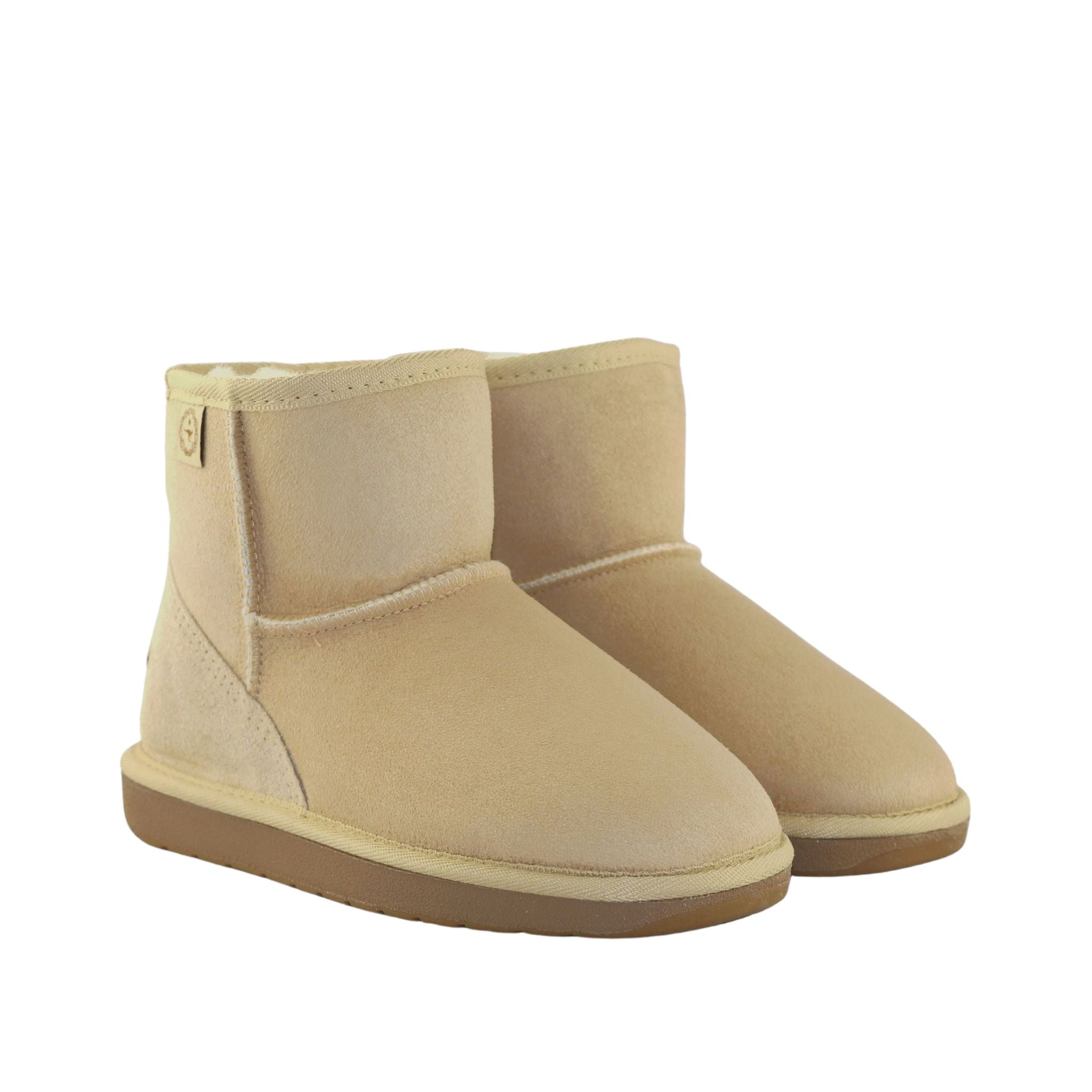 UGG Australia Premium Mini Sand Pairs Front Womens Australian Made Sheepskin UGG Boot