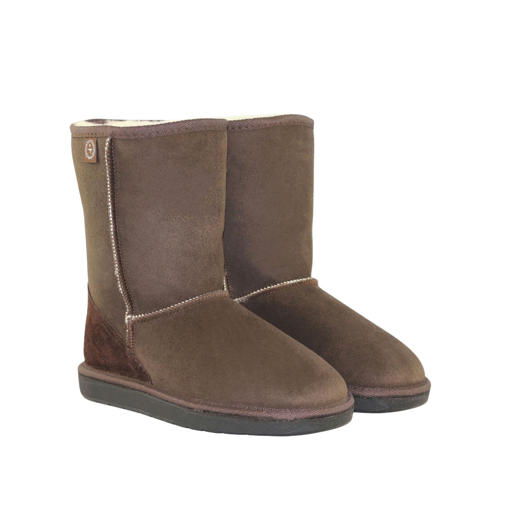UGG Australia Premium Short Chocolate Pairs Front Mens Australian Made Sheepskin UGG Boot