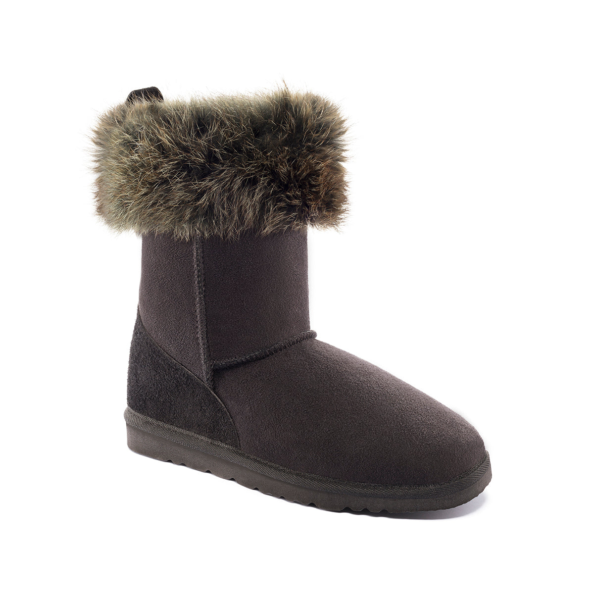 Womens black short fashion ugg boots