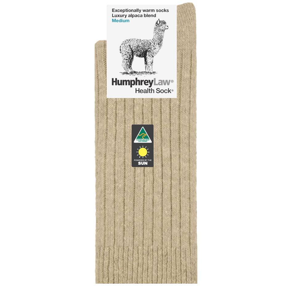 Sock Winter | Antelope | Alpaca & Wool Humphrey Law
