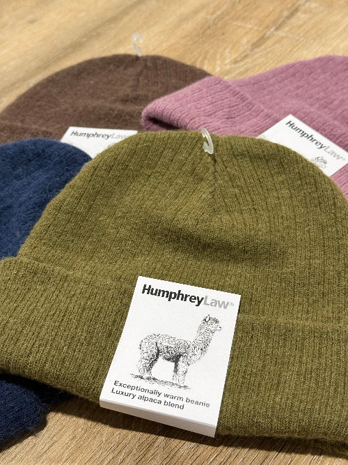 Hat Beanie Alpaca & Wool | Old Rose | Humphrey Law