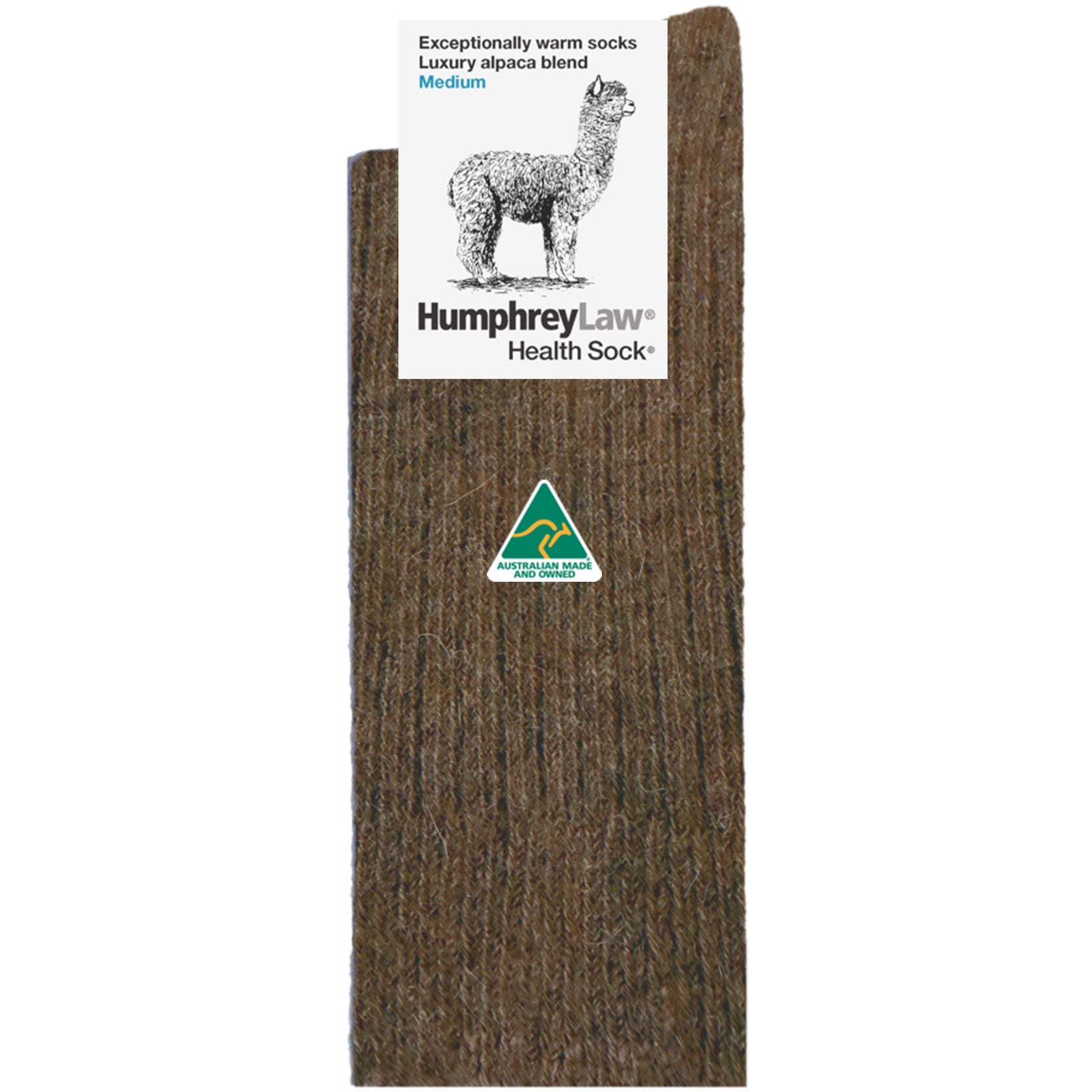 Sock Winter | Brown | Alpaca & Wool Humphrey Law