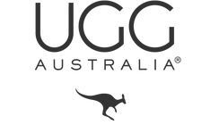 UGG Australia logo with a kangaroo silhouette on a white background