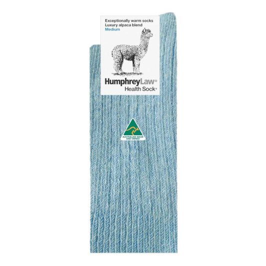 Sock Winter | Baby Blue | Alpaca & Wool Humphrey Law