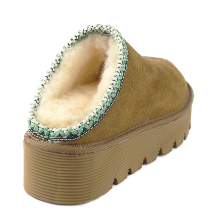 Platform Tazz Chestnut Sheepskin