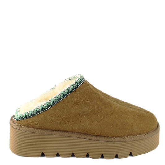 Platform Tazz Chestnut Sheepskin