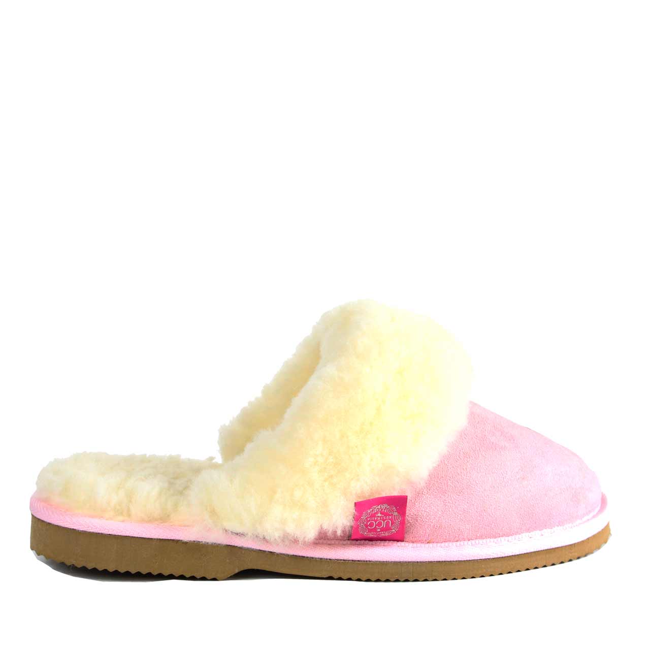 Pink and discount yellow ugg slippers