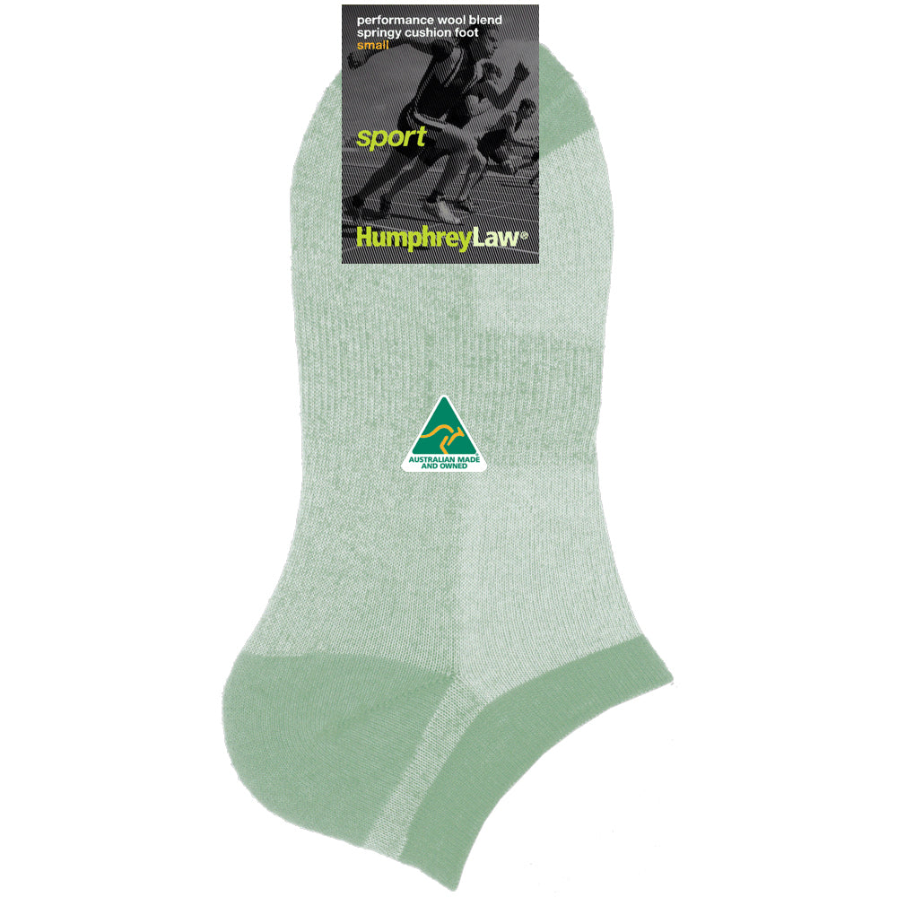 Sock Sport | Mist Green | Fine Merino & Cotton Humphrey Law