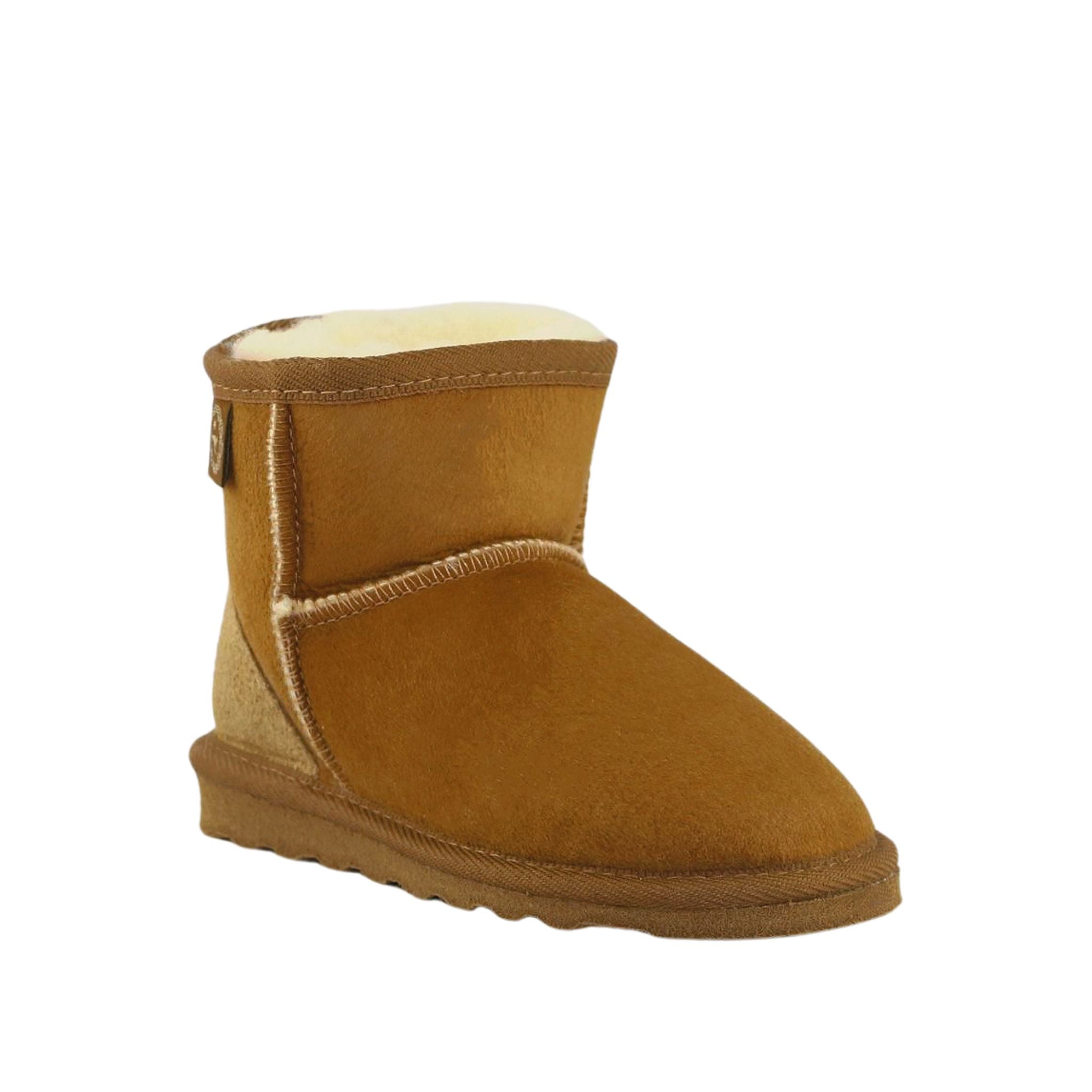 UGG Australia Premium Childrens Mini Chestnut Front 120 Australian Made Sheepskin UGG Boot