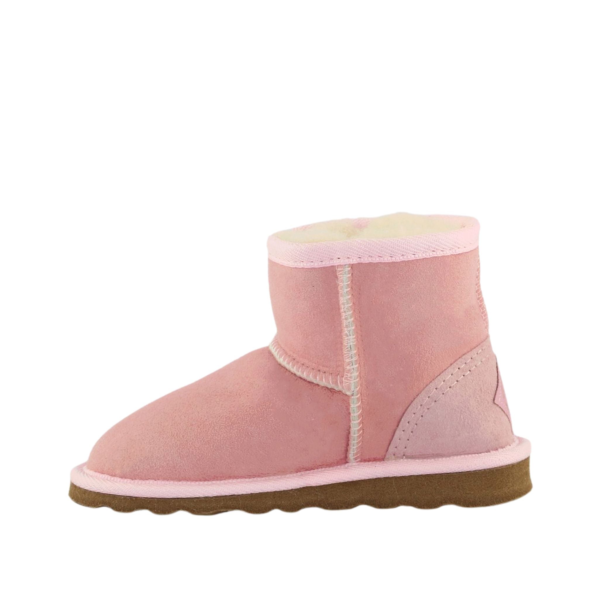 UGG Australia Premium Childrens Mini Pink Side Inner Australian Made Sheepskin UGG Boot